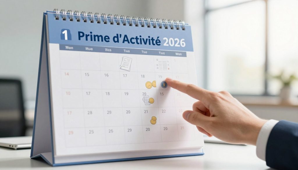 calendrier prime d'activité