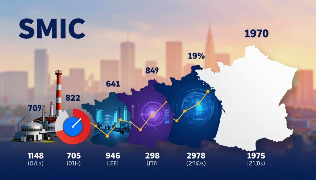 evolution smic depuis 1970